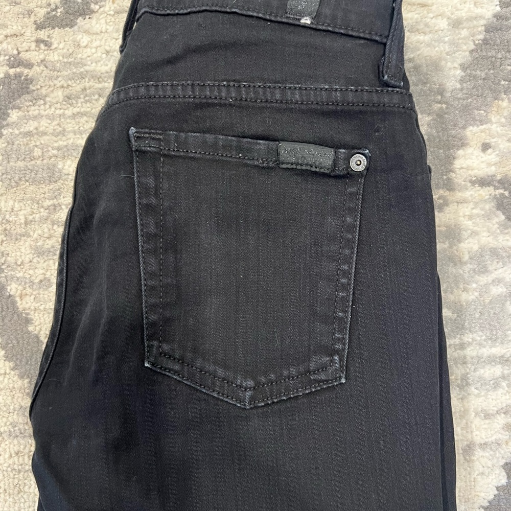 7FAM “The Skinny” Black  Jeans